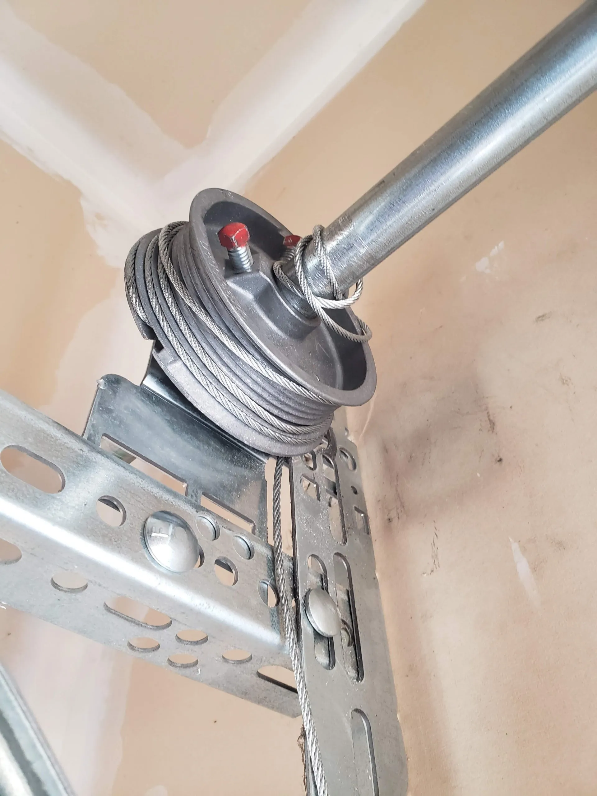 Garage door cable repair