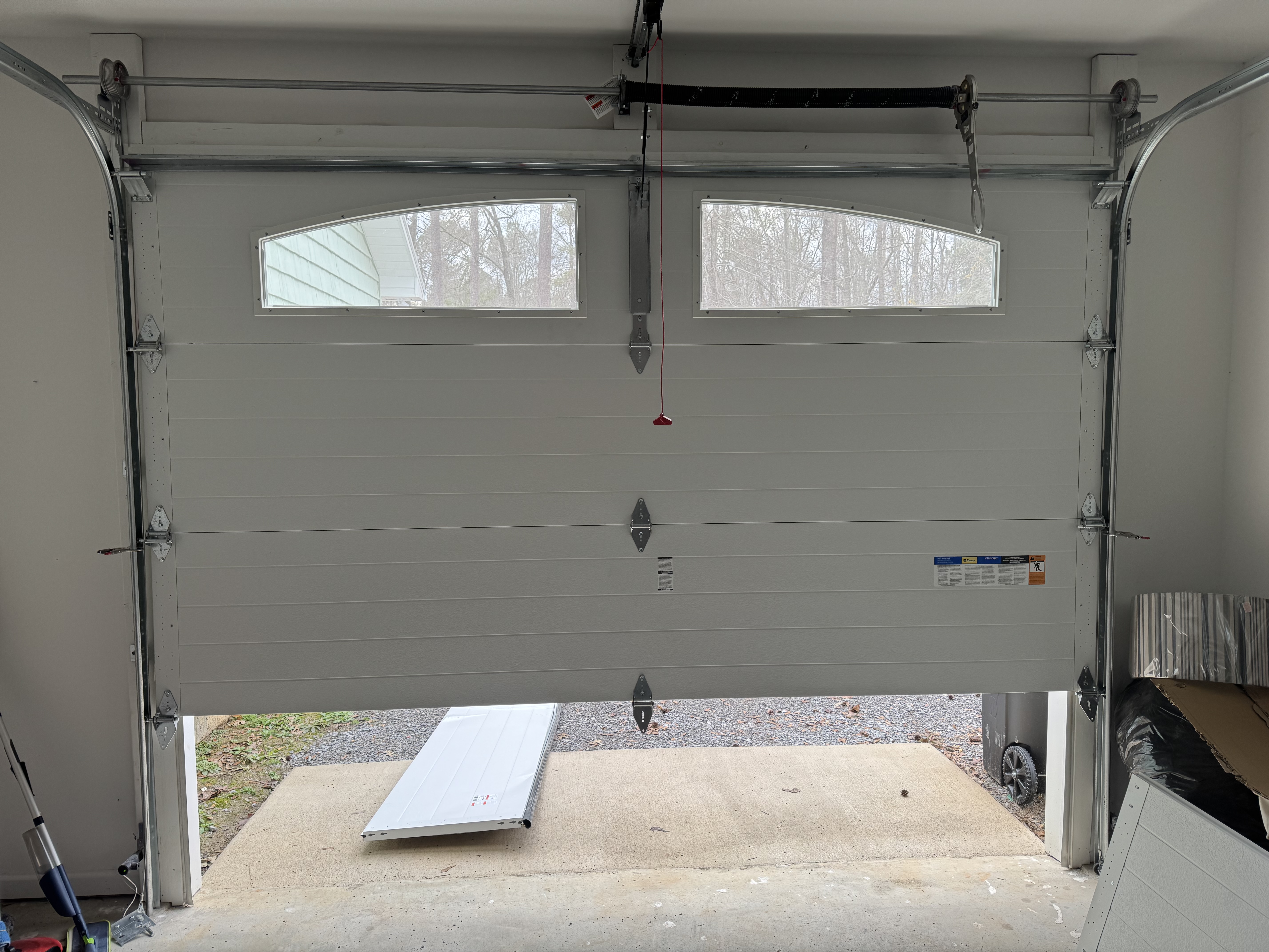Garage door panel replacement