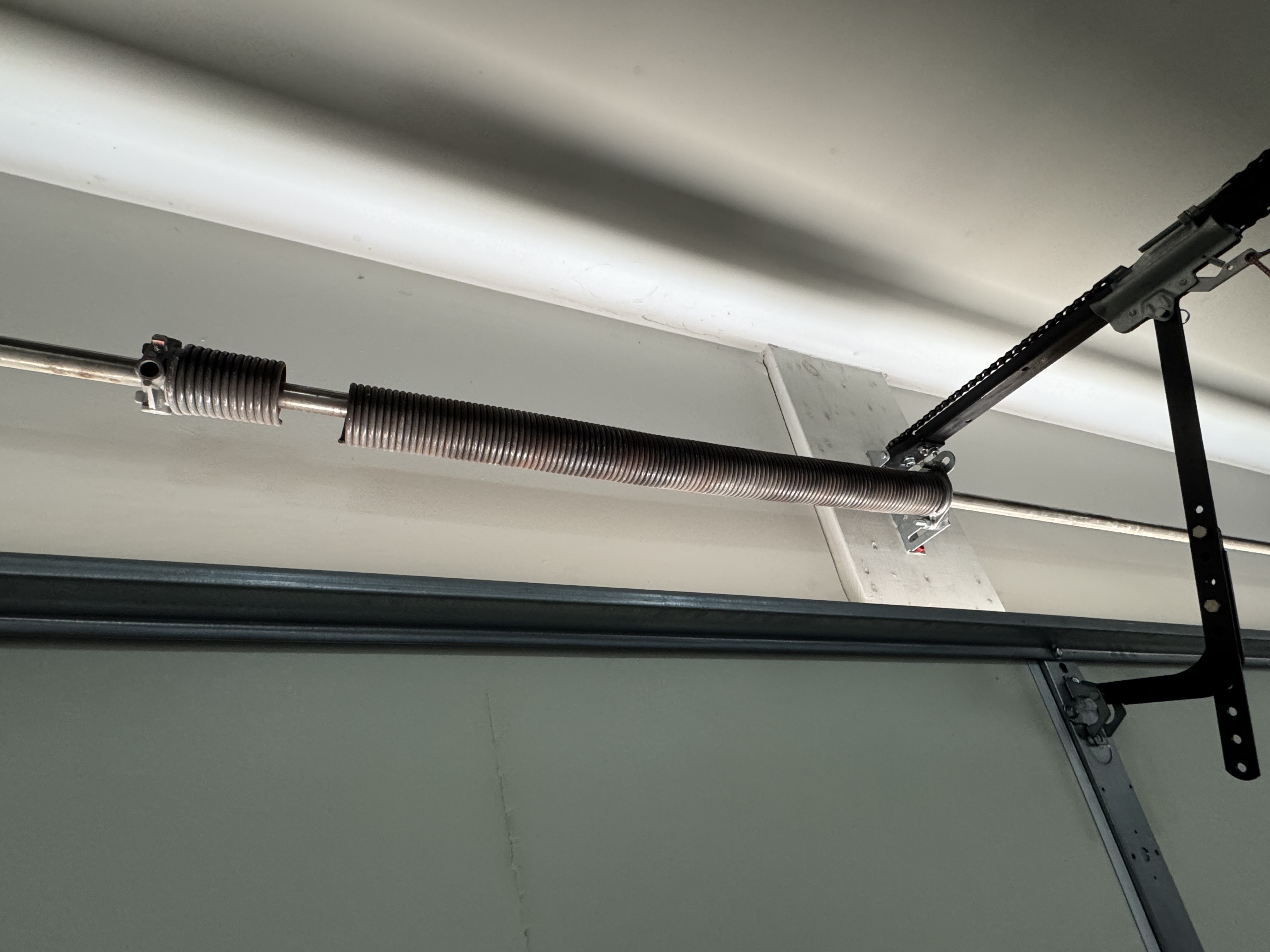 Garage door torsion spring replacement